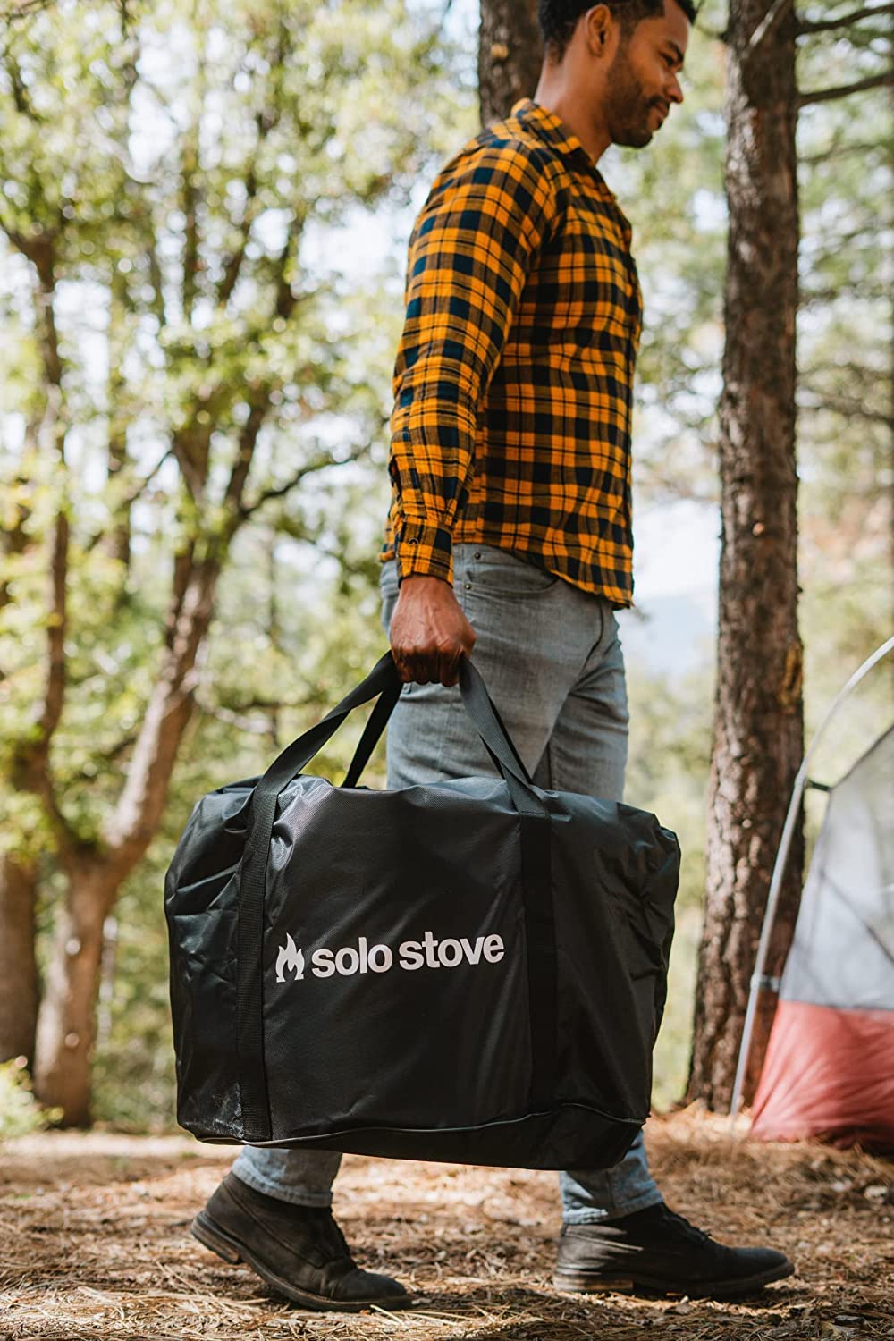 Solo Stove Bonfire 2.0 - 19.5 Inch Smokeless Fire Pit with Removable Ash Pan - Portable Outdoor Fire Pit - Stainless Steel - Wood Burning Lightweight Fireplace, Ideal for 4-6 People, 20 lbs - CookCave