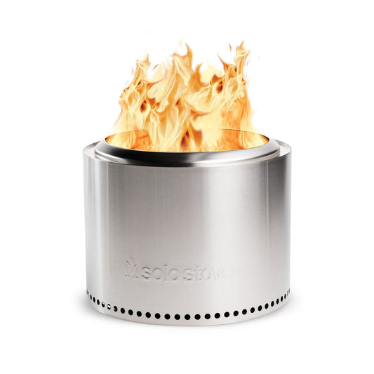 Solo Stove Bonfire 2.0 - 19.5 Inch Smokeless Fire Pit with Removable Ash Pan - Portable Outdoor Fire Pit - Stainless Steel - Wood Burning Lightweight Fireplace, Ideal for 4-6 People, 20 lbs - CookCave