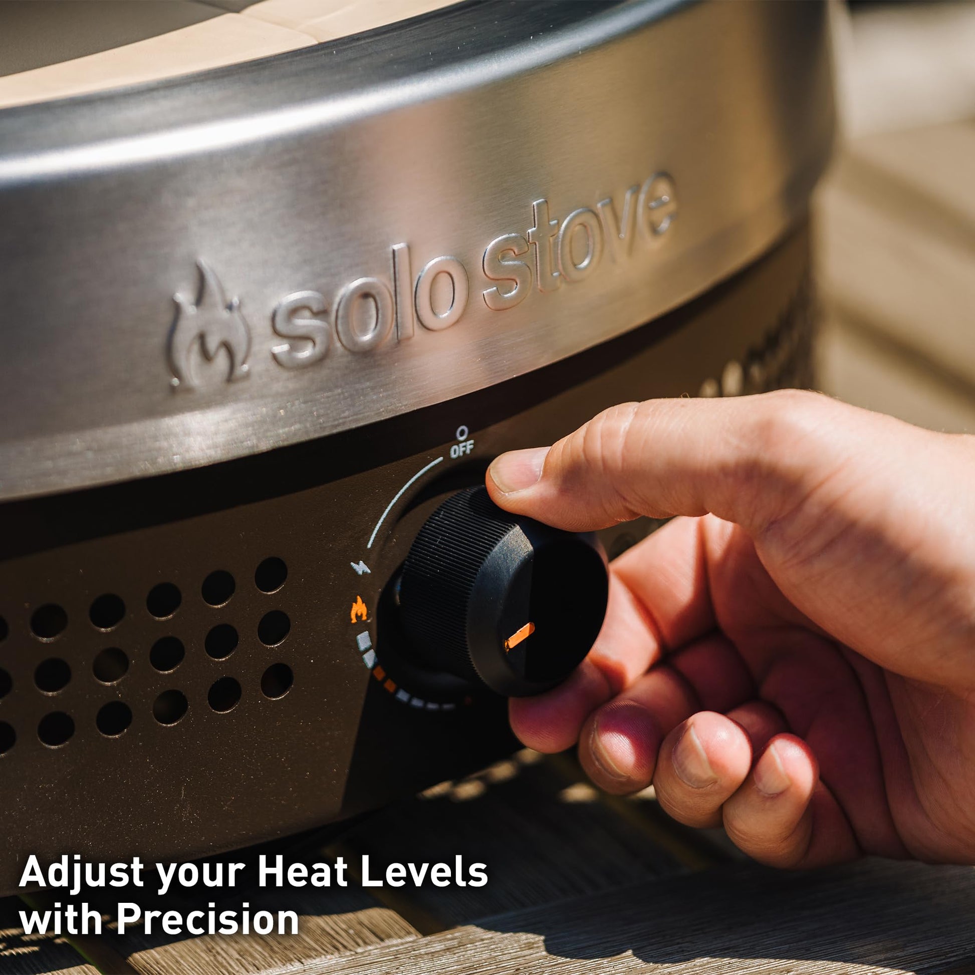 Solo Stove Pi Prime - Gas Pizza Oven with Cordierite Stone Cooking Surface - Demi-Dome Design - Wide-Mouthed Opening - Stainless Steel - CookCave