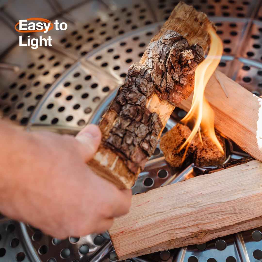 Solo Stove Yukon 2.0, 27 Inch Smokeless Fire Pit with Removable Ash Pan - Wood Burning Portable Stainless Steel Outdoor Fireplace, Stainless Steel, Ideal for 6 or More People, 38 lbs, Water - CookCave