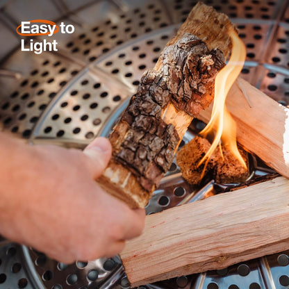 Solo Stove Yukon 2.0, 27 Inch Smokeless Fire Pit with Removable Ash Pan - Wood Burning Portable Stainless Steel Outdoor Fireplace, Stainless Steel, Ideal for 6 or More People, 38 lbs, Water - CookCave