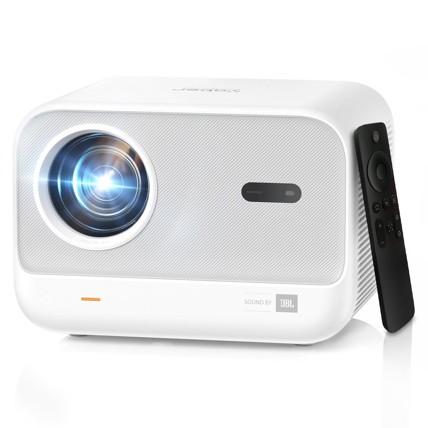 [Sound by JBL & 700ANSI] Yaber 1080P Projector with WiFi 6 and Bluetooth, [Seamless Autofocus] Portable Outdoor Movie Projector, Home Theater Projector for iPhone/TV Stick/HDMI/USB/Laptop/PS5-White - CookCave