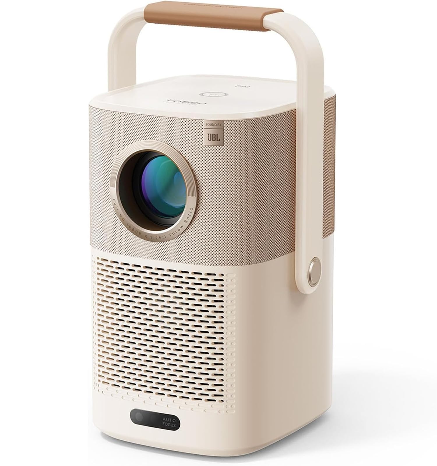 [Sound by JBL & Built-in Battery] Yaber T2 Outdoor Projector with WiFi 6 and Bluetooth, Native 1080P Smart Movie Portable Projector for Inside and Outside, Compatible with TV Dongle (Not included) - CookCave