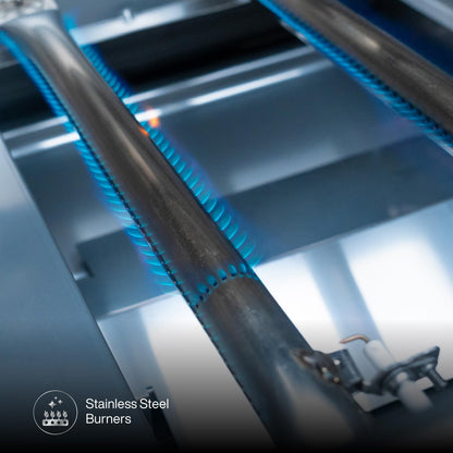 SPIRE Premium 5 Burner Built In Gas Grill Island Head, Stainless Steel 30 Inch Barbeque Grill with Rear Burner, 63,000 BTUs, 758 SQ In Racks, Propane Grill with Dual Fuel Compatibility – 860-0032 - CookCave