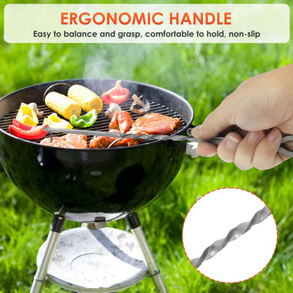 Stainless Steel BBQ Flipper Turner, Heat Resistant Meat Turner for Cooking and Grilling - CookCave