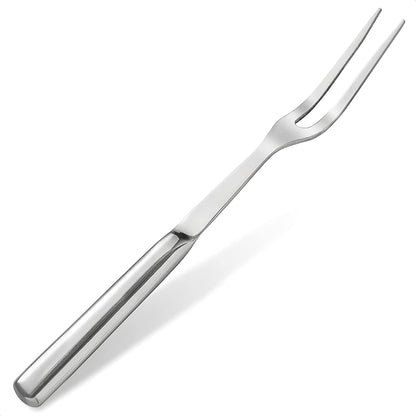 Stainless Steel Carving Fork for Meat – Two-Prong Meat Fork with Ergonomic Handle, Designed for Grilling and Serving – Durable, Easy-to-Use Design for Classic BBQ and Kitchen Tasks - CookCave