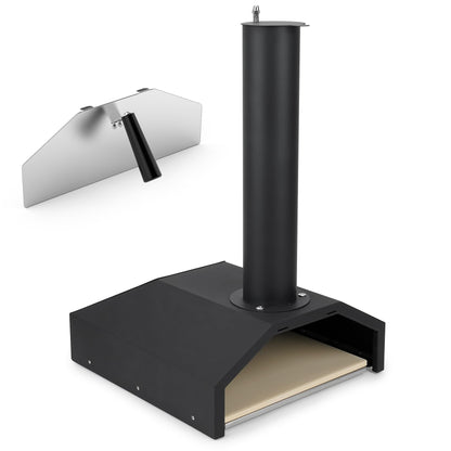 Stanbroil 14 Inch Outdoor Pizza Oven Box Fits Wood Burning Stove, Wood Fired Pizza Maker with Pizza Stone for Grill/Stove Top - CookCave