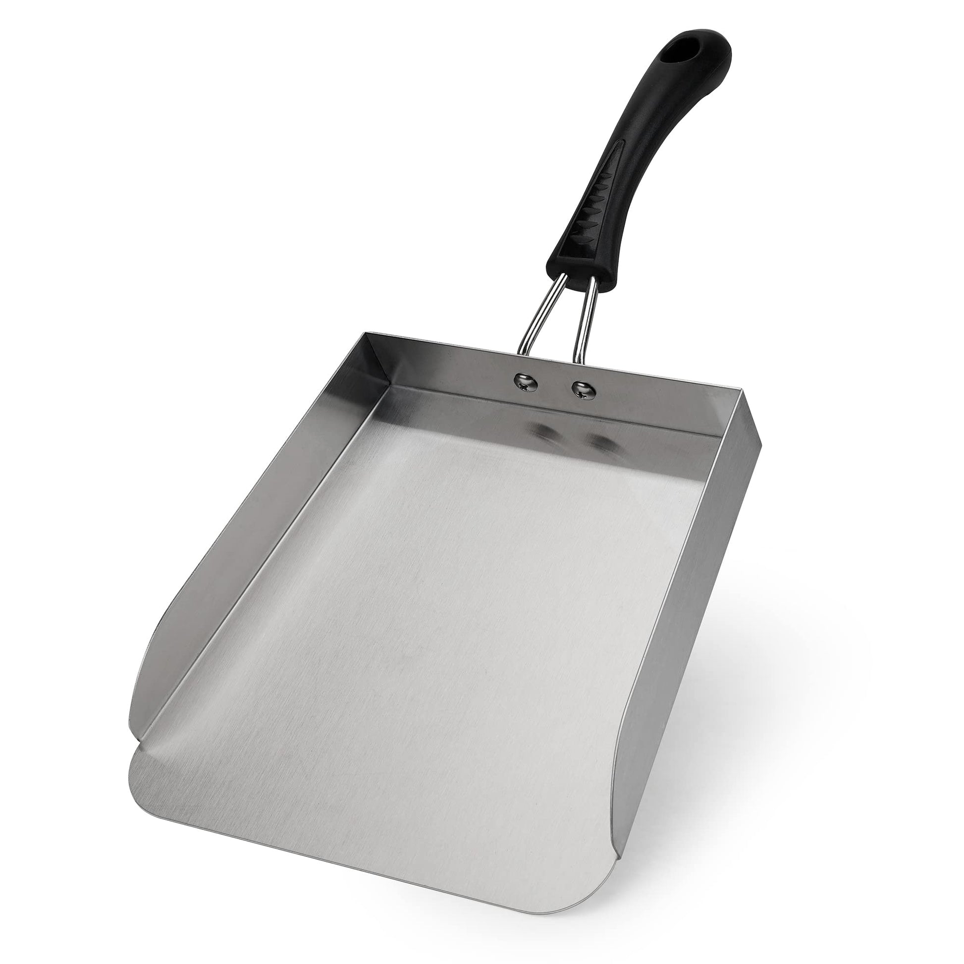 Stanbroil Stainless Steel Griddle Mover Smash Burger Food Shovel Grill Spatula Great for Stir Fry and Move Food, 13" - CookCave