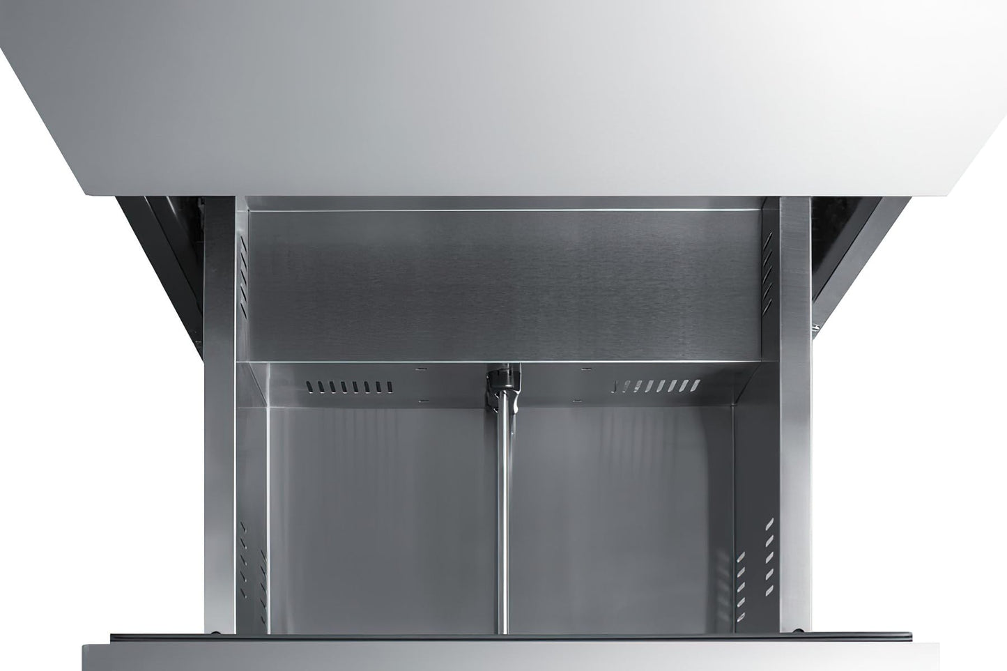 Summit Appliance ADFD2D24PNR 24" Wide 2-Drawer All-Freezer; ADA Compliant; Panel-ready Drawer Fronts (Panels Not Included); Temperature Alarm; Door Alarm; For Indoor/Outdoor Use; Fan-forced Cooling - CookCave