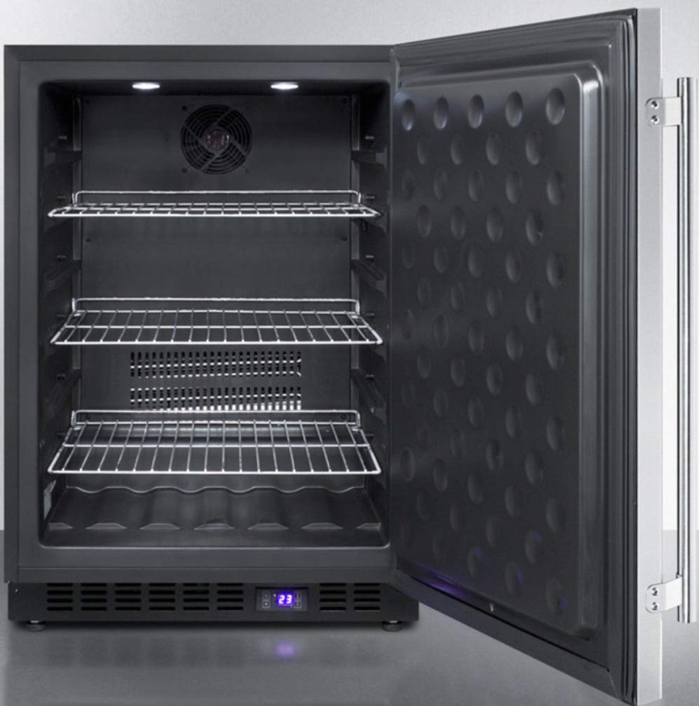 Summit SPFF51OS Outdoor Undercounter Freezer, Stainless Steel - CookCave