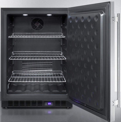 Summit SPFF51OS Outdoor Undercounter Freezer, Stainless Steel - CookCave