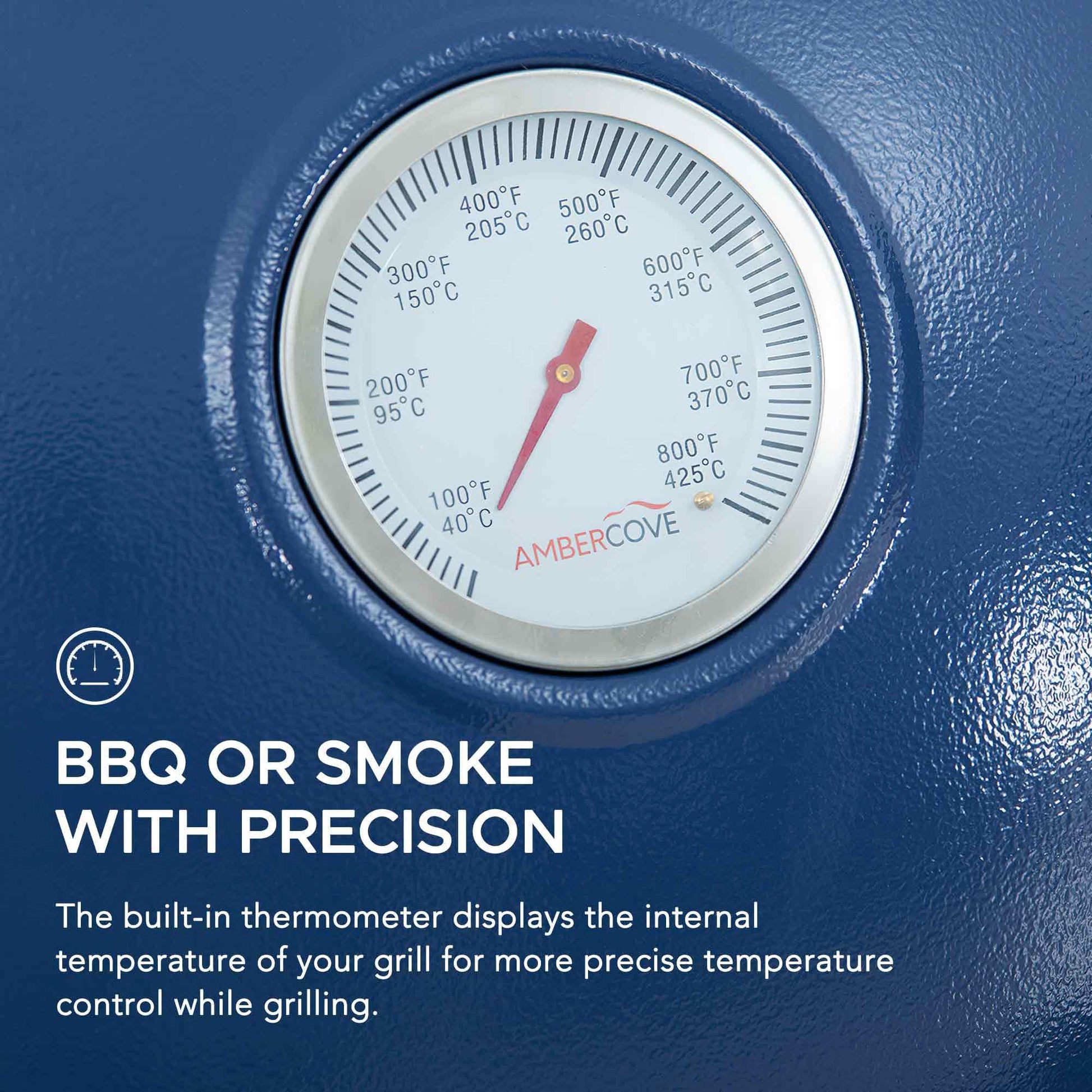 Sunjoy Charcoal Grill 20-Inch Kamado Grill with Pizza Stone, Ultimate Outdoor BBQ Egg Grill and Smoker with Wheels, Navy - CookCave