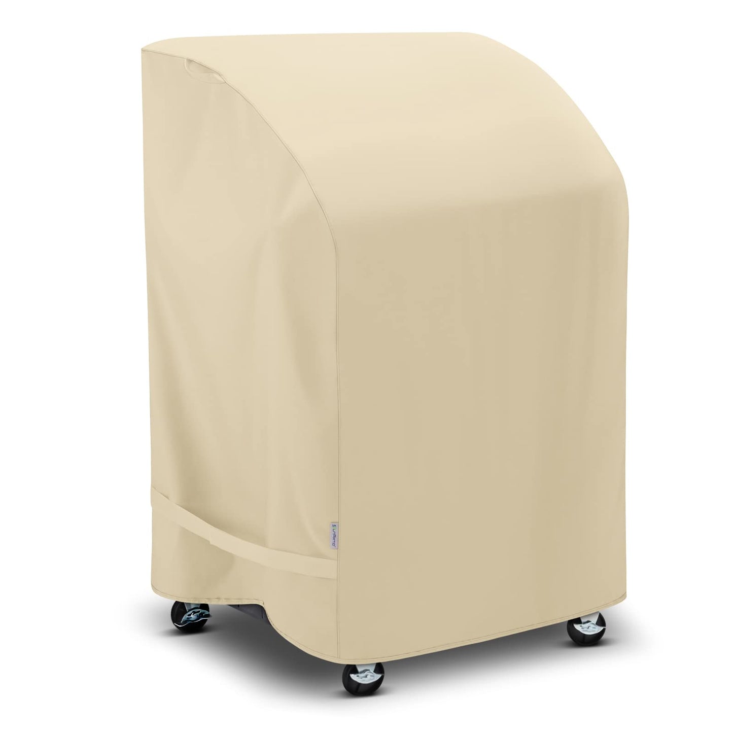 SunPatio 2 Burner Grill Cover 32 Inch, Outdoor Heavy Duty Waterproof Small Gas BBQ Cover, UV & Fade Resistant, Compatible for Weber CharBroil Nexgrill and More Grills with Collapsed Side Tables, Beige - CookCave