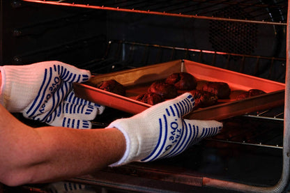The Ove Glove - Superior Heat & Flame Hand Protection - 2 Pack Glove - CookCave