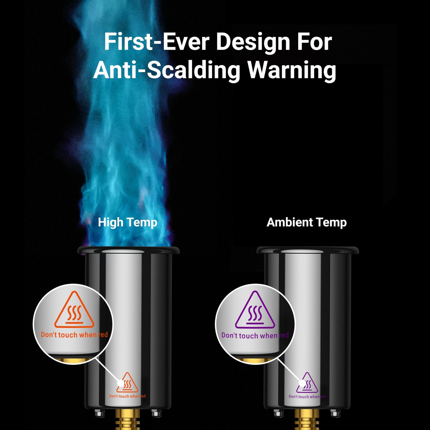 ThermoMaven Powerful Propane Torch, Kitchen Cooking Torch, Culinary Torch Lighter, Adjustable Blow Torch for Sous Vide Searing Steak, BBQ, Grill, Campfire Charcoal Starter (Propane Tank Not Included) - CookCave