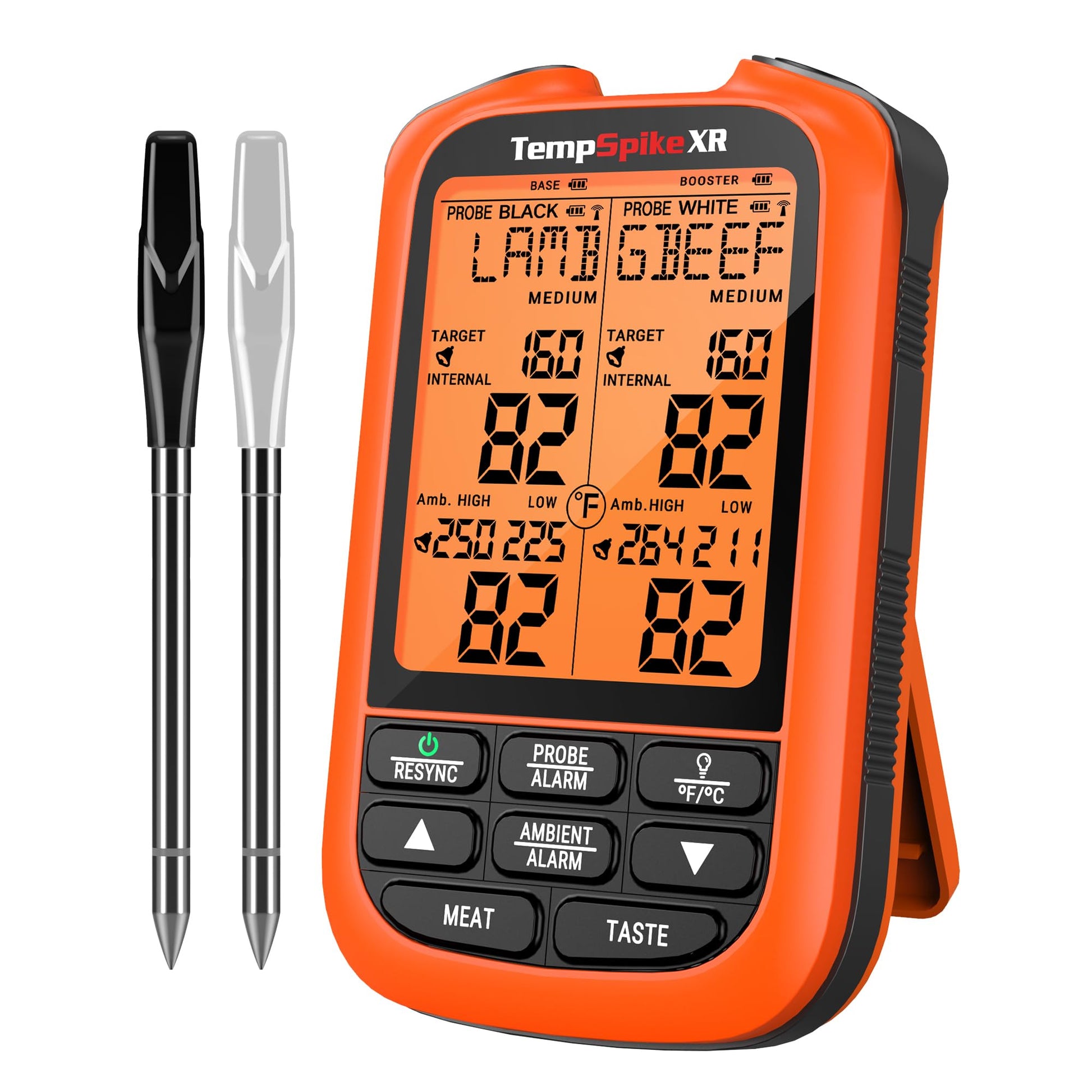 ThermoPro TempSpike 1000FT Wireless Meat Thermometer Digital with 2 Upgraded Ultra-Thin Probe, Kitchen Food Thermometer for Cooking/Oven/Smoker/Rotisserie/Stove/BBQ Grill, Fathers Day Gift - CookCave