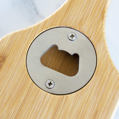 Totally Bamboo BBQ Grill Scraper with Bottle Opener - CookCave