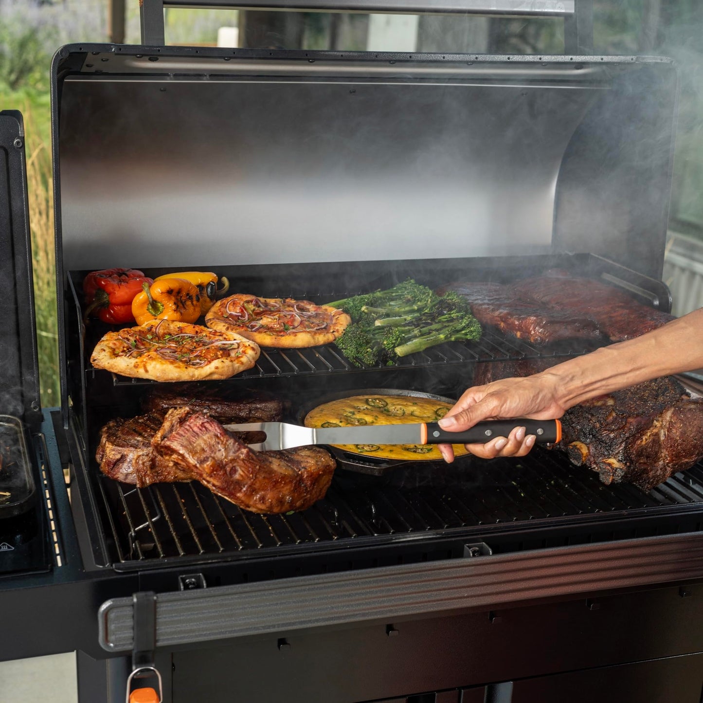 Traeger BAC791 Stainless Steel BBQ Fork Grill Accessory With Dishwasher Safe Handle - CookCave