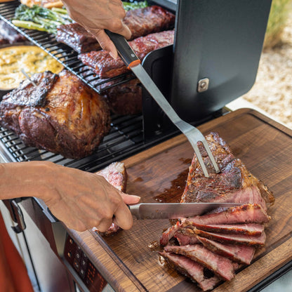 Traeger BAC791 Stainless Steel BBQ Fork Grill Accessory With Dishwasher Safe Handle - CookCave