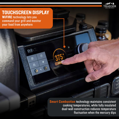 Traeger Ironwood XL Wood Pellet Smoker Grill, 924 Sq In Cooking Area, WiFIRE Smart Temperature Control, Up to 500 Degrees, Super Smoke Mode, 6 in 1 Outdoor BBQ Electric Smoker and Grill - CookCave