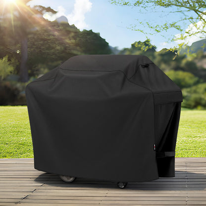 Unicook 50 Inch Outdoor BBQ Grill Cover with Air Vents/Handles/Straps, Heavy Duty Waterproof, Fade Resistant, Fits for Weber Char-Broil Nexgrill 2-3 Burner Gas Grills etc - CookCave