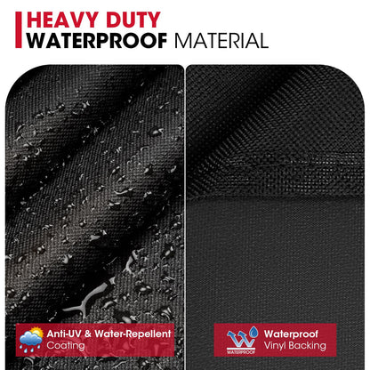 Unicook 50 Inch Outdoor BBQ Grill Cover with Air Vents/Handles/Straps, Heavy Duty Waterproof, Fade Resistant, Fits for Weber Char-Broil Nexgrill 2-3 Burner Gas Grills etc - CookCave