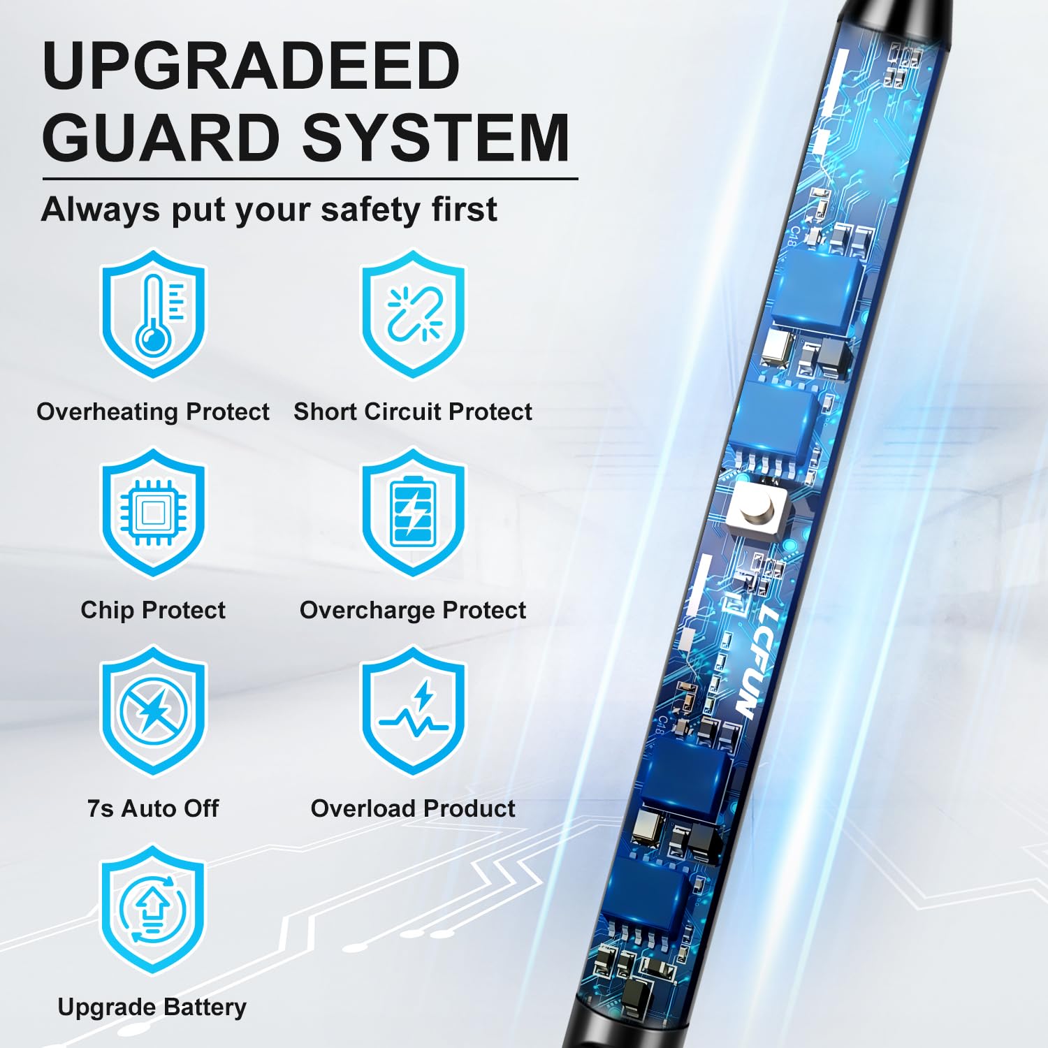 Upgraded 2 Pack Electric Candle Lighter Windproof with 360° Flexible Neck & Safety Lock, USB Rechargeable Flameless Arc Long Lighters for Grill, BBQ, Camping, Fireplace, Stove - CookCave