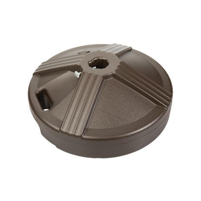 US Weight Durable Fillable Umbrella Base Designed to be Used with a Patio Table 3.5 pounds , Bronze - CookCave