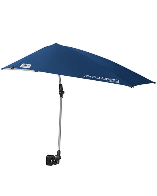 Versa-Brella UPF 50+ Personal Sun Shade - Portable Umbrella for Sports & Outdoors - Secure Clamp, 360-Degree Swivel Adjustable Position for Maximum Sun Protection - Compact with Carry Case - CookCave