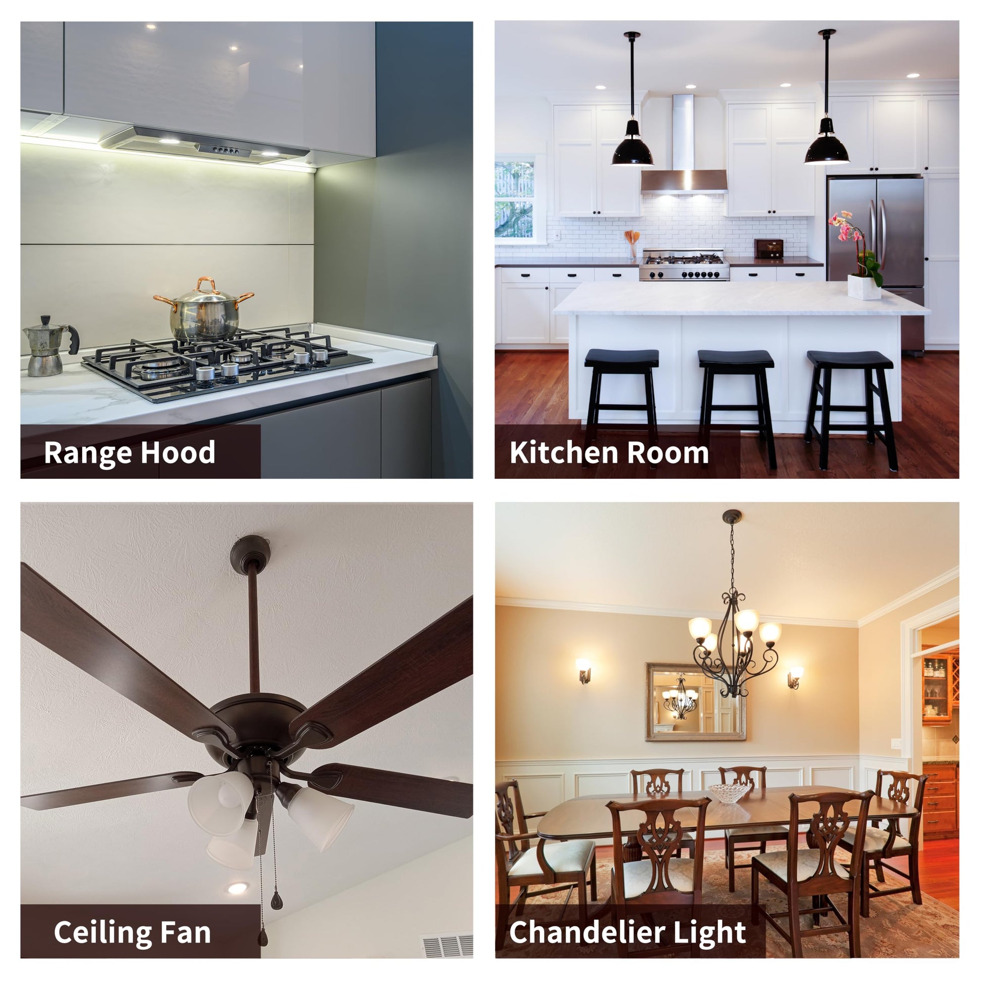 Vgogfly LED Refrigerator Light Bulb 40W Equivalent 120V A15 Fridge Waterproof Bulbs 5 W Daylight White 5000K E26 Medium Base Freezer Home Lighting Lamp Non-dimmable(2 Pack) - CookCave