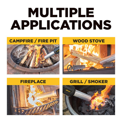 Wagner Electro-Torch C900085 Fire Starter, Charcoal Starter and Lighter, BBQ Smoker, Grill Starter, Chemical Free Heated Air with Built-In Blower - CookCave