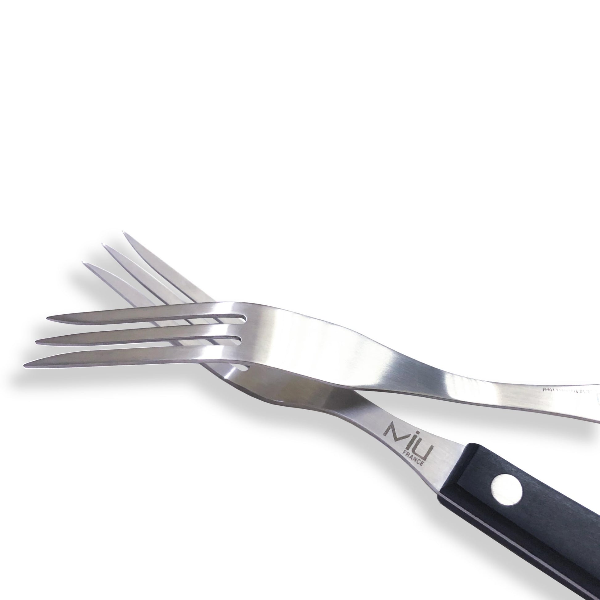 WALLFARM Granny Fork 10" 3-Tine - Pro-Grade Stainless Steel - Heat-Resistant BBQ Meat Fork - Ideal for Serving, Cooking, Turning, Roasting, Shredding, Barbecue - CookCave