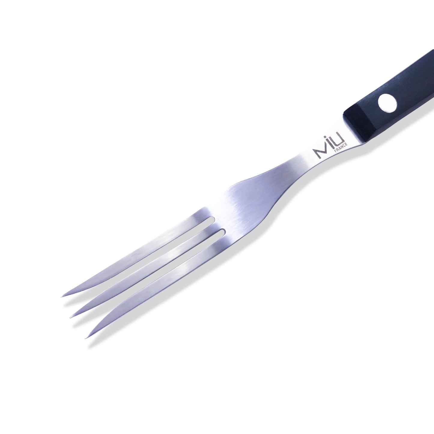 WALLFARM Granny Fork 10" 3-Tine - Pro-Grade Stainless Steel - Heat-Resistant BBQ Meat Fork - Ideal for Serving, Cooking, Turning, Roasting, Shredding, Barbecue - CookCave