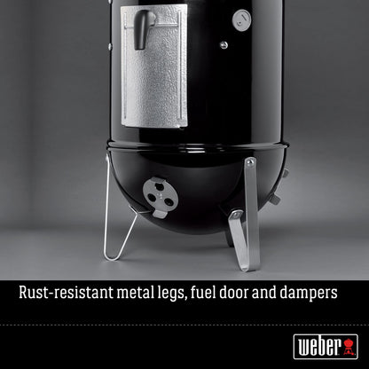 Weber 14-inch Smokey Mountain Cooker, Charcoal Smoker - CookCave