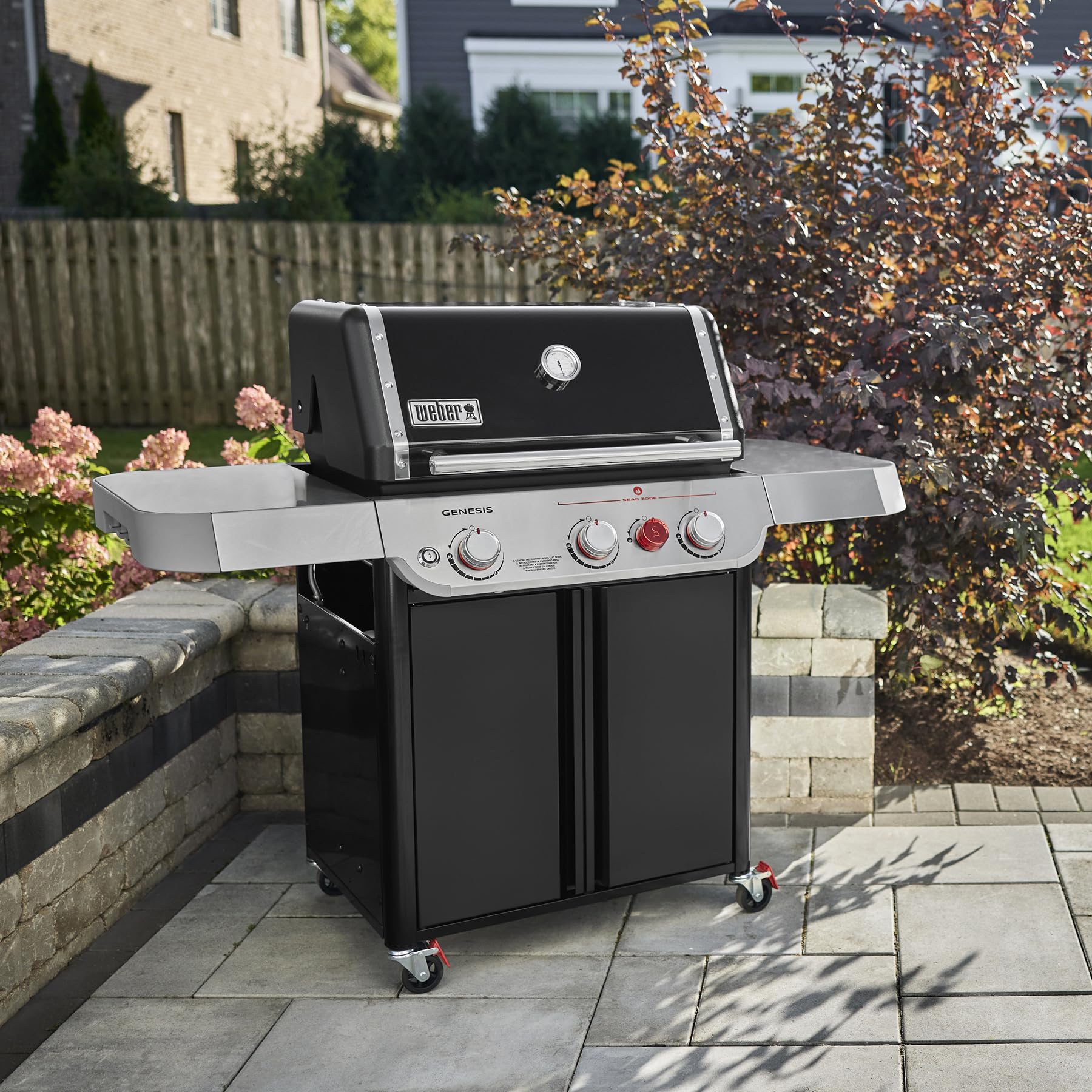 Weber Genesis E-325 Natural Gas Grill, Black - CookCave