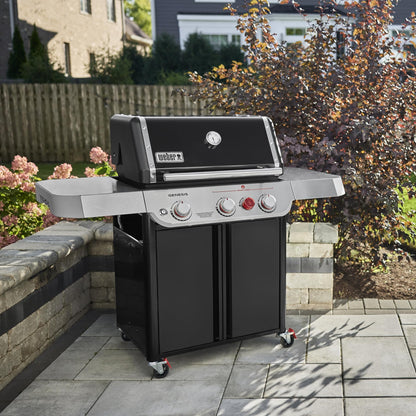 Weber Genesis E-325 Natural Gas Grill, Black - CookCave