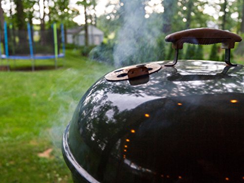 Weber Original Kettle Premium Charcoal Grill, 22-Inch, Black - CookCave