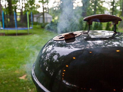 Weber Original Kettle Premium Charcoal Grill, 22-Inch, Black - CookCave