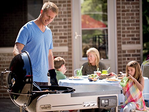 Weber Performer Deluxe Charcoal Grill, 22-Inch, Touch-N-Go Gas Ignition System, Black - CookCave