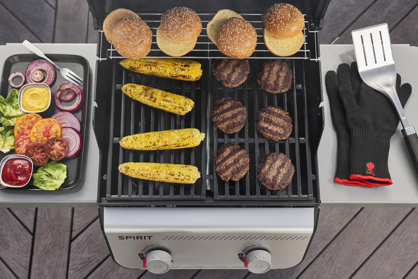 Weber SPIRIT 3-Burner E-310 Liquid Propane Black - CookCave