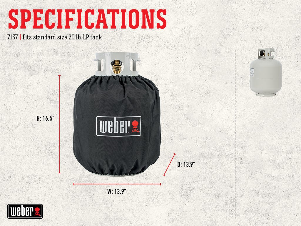 Weber Tank Cover - CookCave
