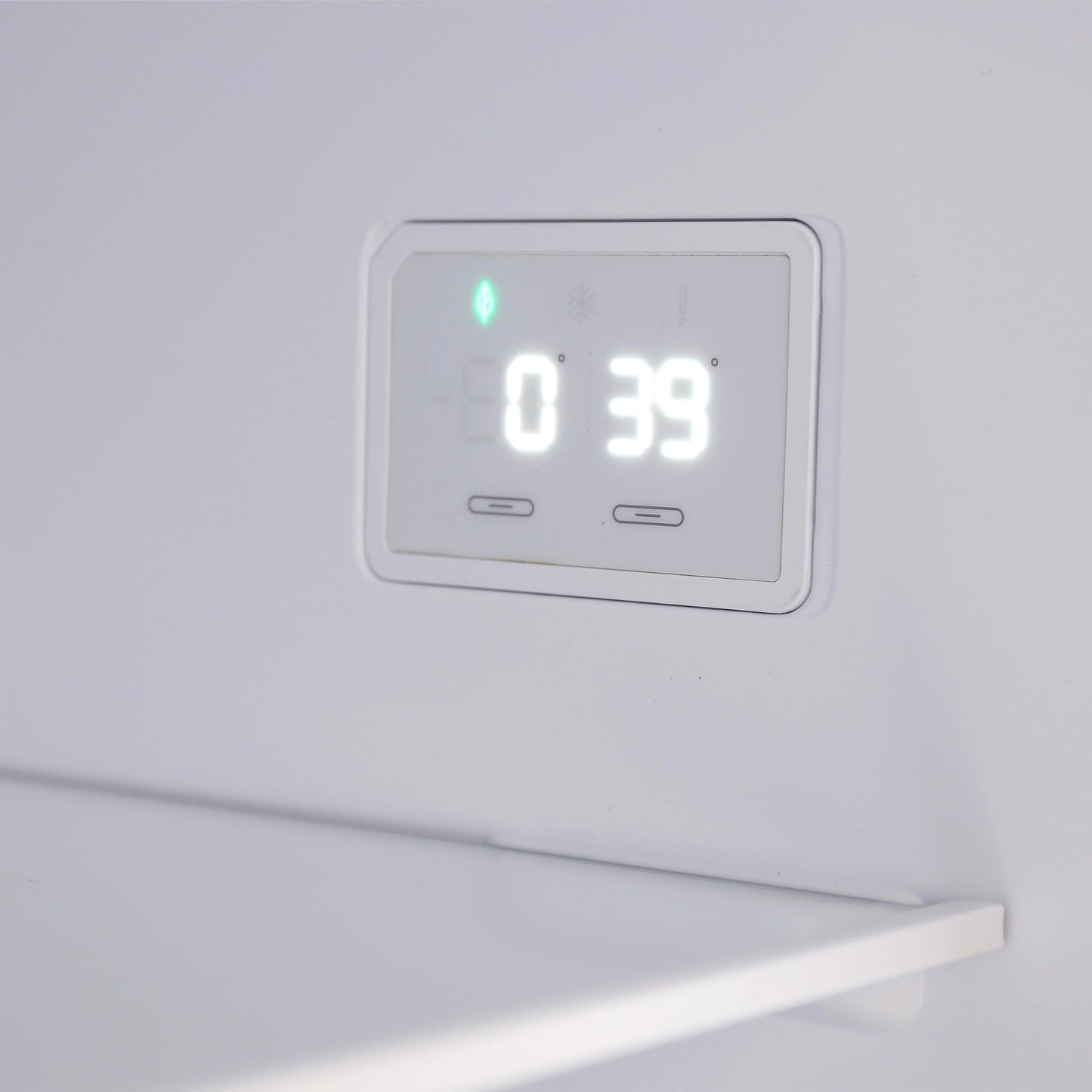 West Bend Apartment Refrigerator Freestanding Dual Door Design Fridge with Top Freezer, Adjustable Electronic Controls and Frost Free Defrost, for Condo, House, Small Kitchen Use, 14.3-Cu.Ft, Metallic - CookCave