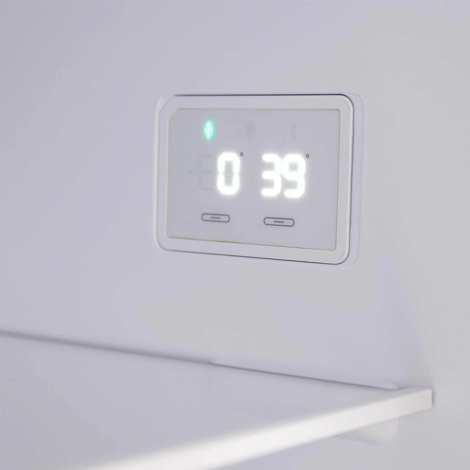 West Bend Apartment Refrigerator Freestanding Dual Door Design Fridge with Top Freezer, Adjustable Electronic Controls and Frost Free Defrost, for Condo, House, Small Kitchen Use, 14.3-Cu.Ft, Metallic - CookCave