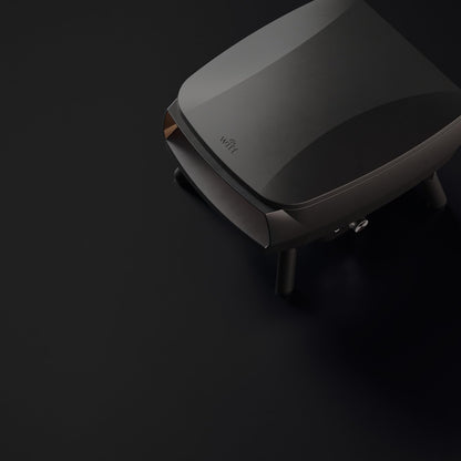 Witt PICCOLO Rotante 13" Outdoor Pizza Oven - Compact, Portable Gas Pizza Oven with Rotating Stone & C-Shaped Burner | Ideal for Small Spaces, Easy to Clean, Restaurant-Quality Pizzas at Home – Black - CookCave