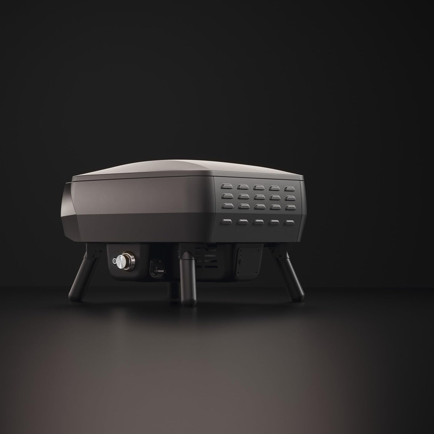 Witt PICCOLO Rotante 13" Outdoor Pizza Oven - Compact, Portable Gas Pizza Oven with Rotating Stone & C-Shaped Burner | Ideal for Small Spaces, Easy to Clean, Restaurant-Quality Pizzas at Home – Black - CookCave