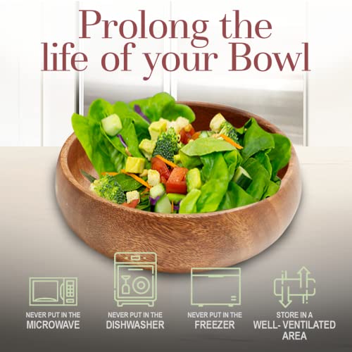 Woodard & Charles Acacia Wood Snack Serving Bowl, Set of 4, 6" x 2" (Set of 6) - CookCave