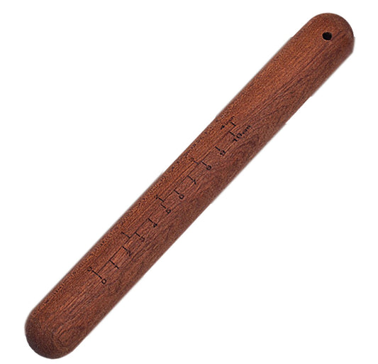 Wooden Rolling Pin, 9.8 Inch Rolling Pin with Size Scale for Kneading Dough of Baking Bread, Pizza, Cookie, Cake and Noodles (1, 25 cm) - CookCave