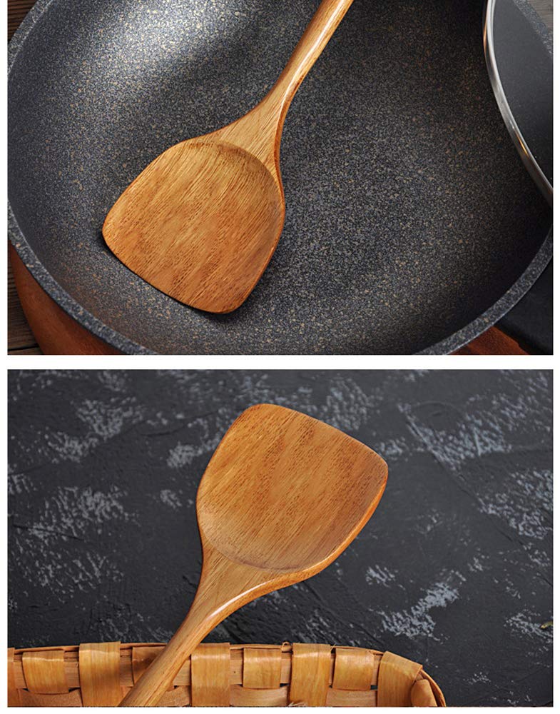 Wooden Spatula. Long handle Spatula for cooking.Handmade for Kitchen Cookware. (Spatula) - CookCave