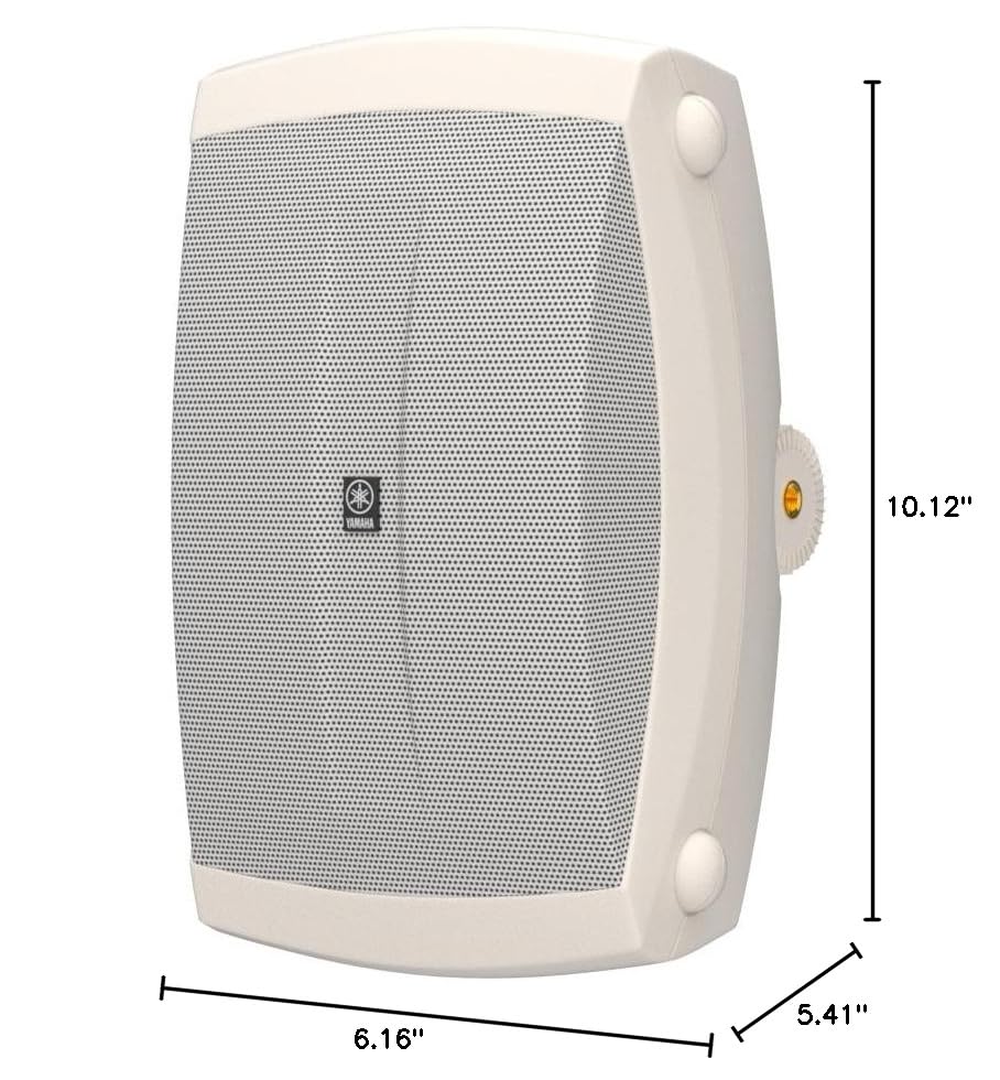 Yamaha Audio NS-AW150W 2-Way Indoor/Outdoor Speakers (Pair, White) - CookCave