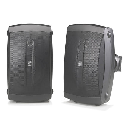 YAMAHA NS-AW150BL 2-Way Indoor/Outdoor Speakers (Pair, Black) - Wired - CookCave